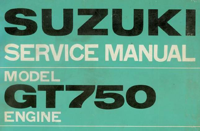 GT750 Service Manual